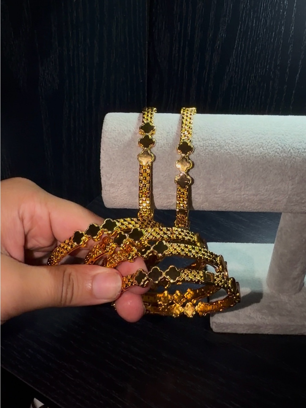 24k Gold-plated Dubai bangles